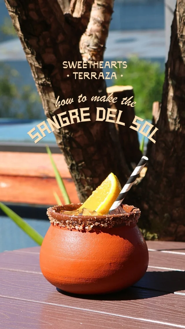 Cocktails with Ted! - Sangre Del Sol 🍷🌞
#sweetheartsterraza #sydneyrooftops #cocktail #tutorial #bar